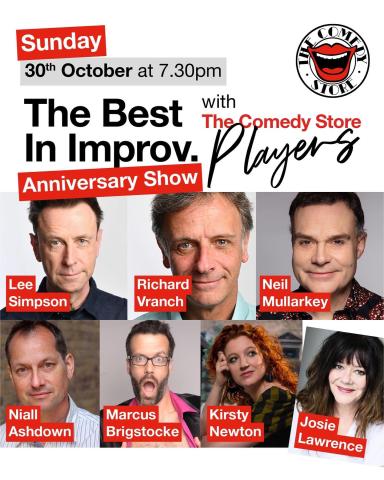 Comedy Store Players show poster for 30/10/2022